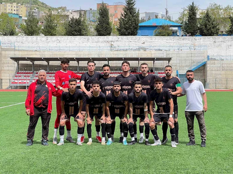 Şırnak U18 ve Süper Amatör Ligi Şampiyonu Cizre Diclespor, Play Off’a yükseldi
